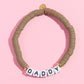 Daddy Inspirational Beaded Bracelet Bracelet mure + grand 