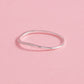 Dainty Wave Gold Sterling Silver Ring Ring mure + grand Silver 6 