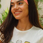Daisy Print Stretchy Headband Hair Accessory mure + grand Orange 