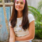 Daisy Print Stretchy Headband Hair Accessory mure + grand Pink 