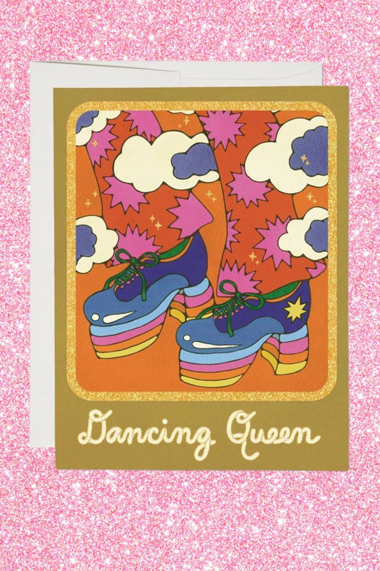 Dancing Queen Greeting Card Greeting & Note Cards Red Cap Cards 