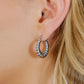 Daphne Bauble Hoop Earrings Earrings mure + grand Silver 