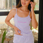 Daydream Mode Embroidery Pointelle Tank Top and Short Set Clothing mure + grand 