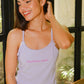 Daydream Mode Embroidery Pointelle Tank Top and Short Set Clothing mure + grand 