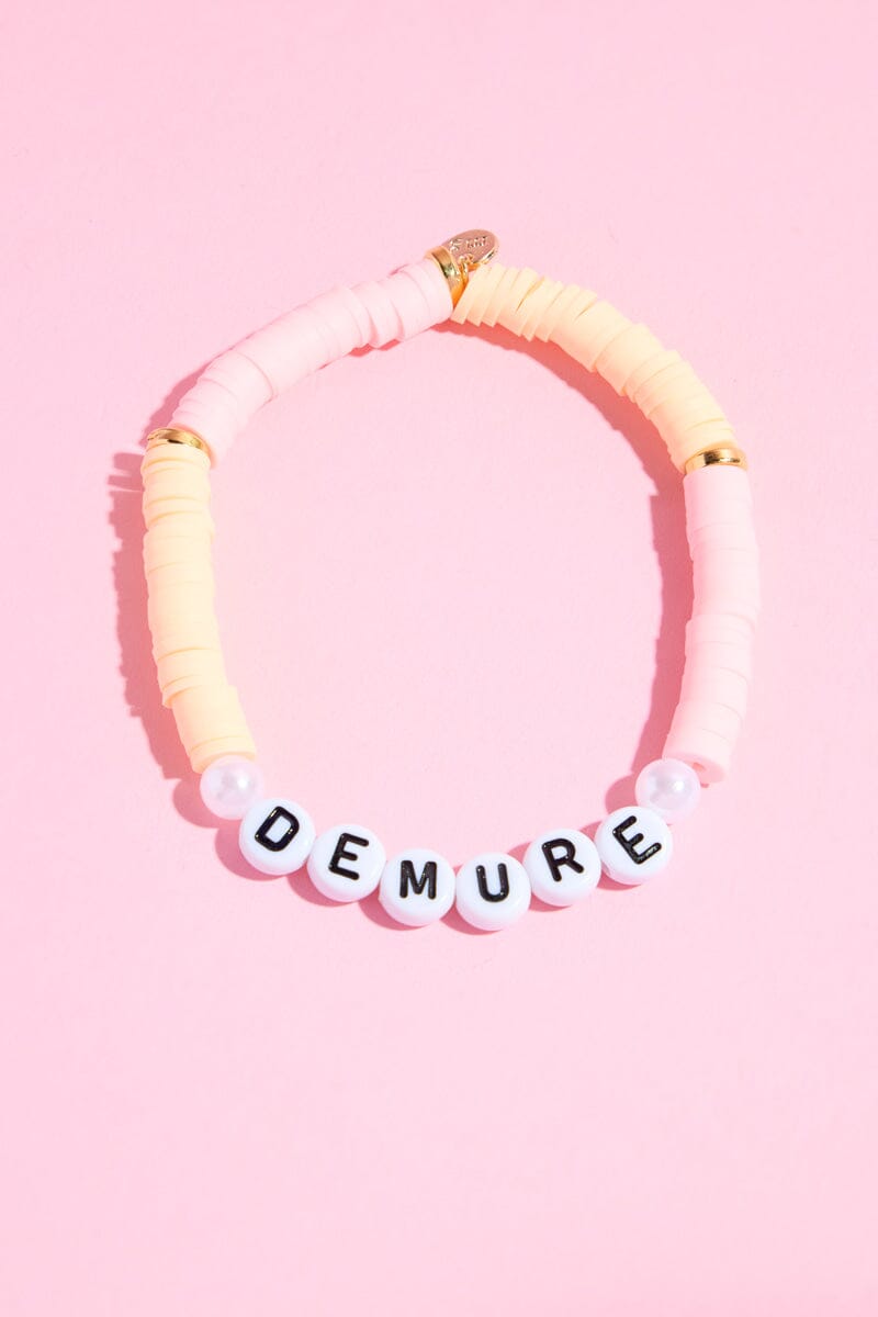Demure Inspirational Beaded BraceletMure + Grand