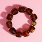 Desert Sand Chunky Beaded Resin Bracelet Bracelet mure + grand 