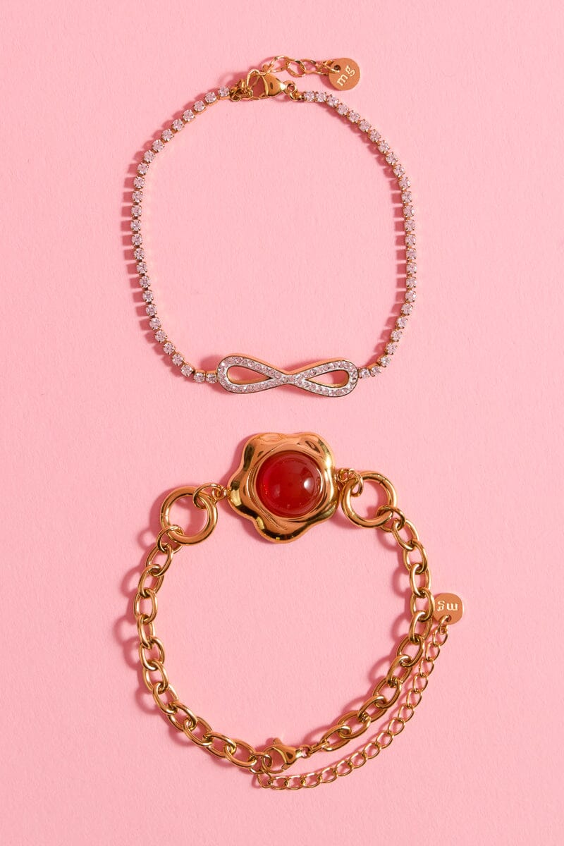 Diamond Infinity Bracelet Bracelet mure + grand 