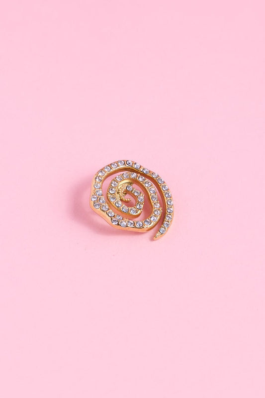 Diamond Spiral Brooches Brooches mure + grand 