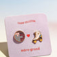 Disco Ball + Skates Enamel Charm Stud Earrings Earrings Mure + Grand 