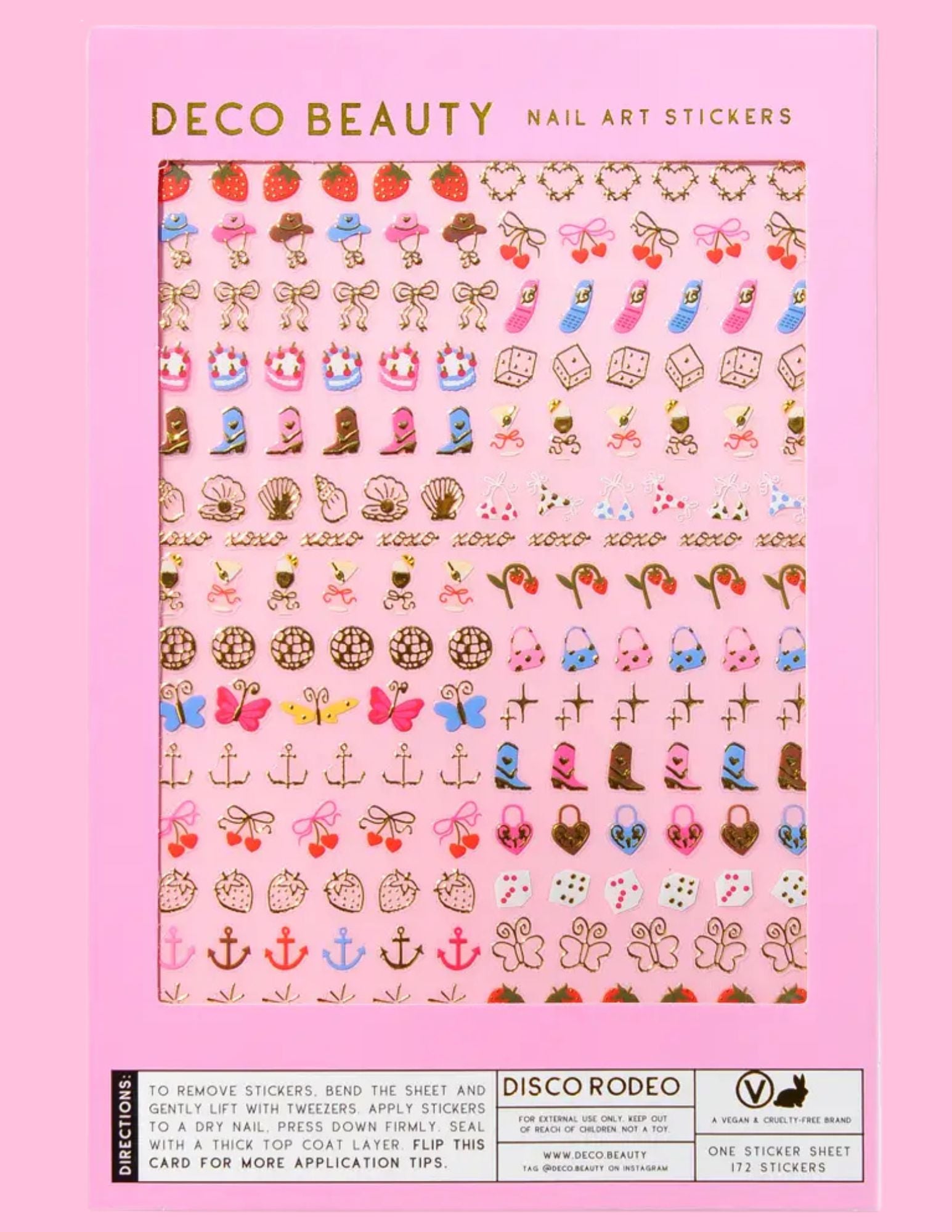 Disco Rodeo Nail Art Stickers Nail Deco Beauty 