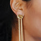 Drop Long Tassel Knotted Statement Earrings Earrings mure + grand 