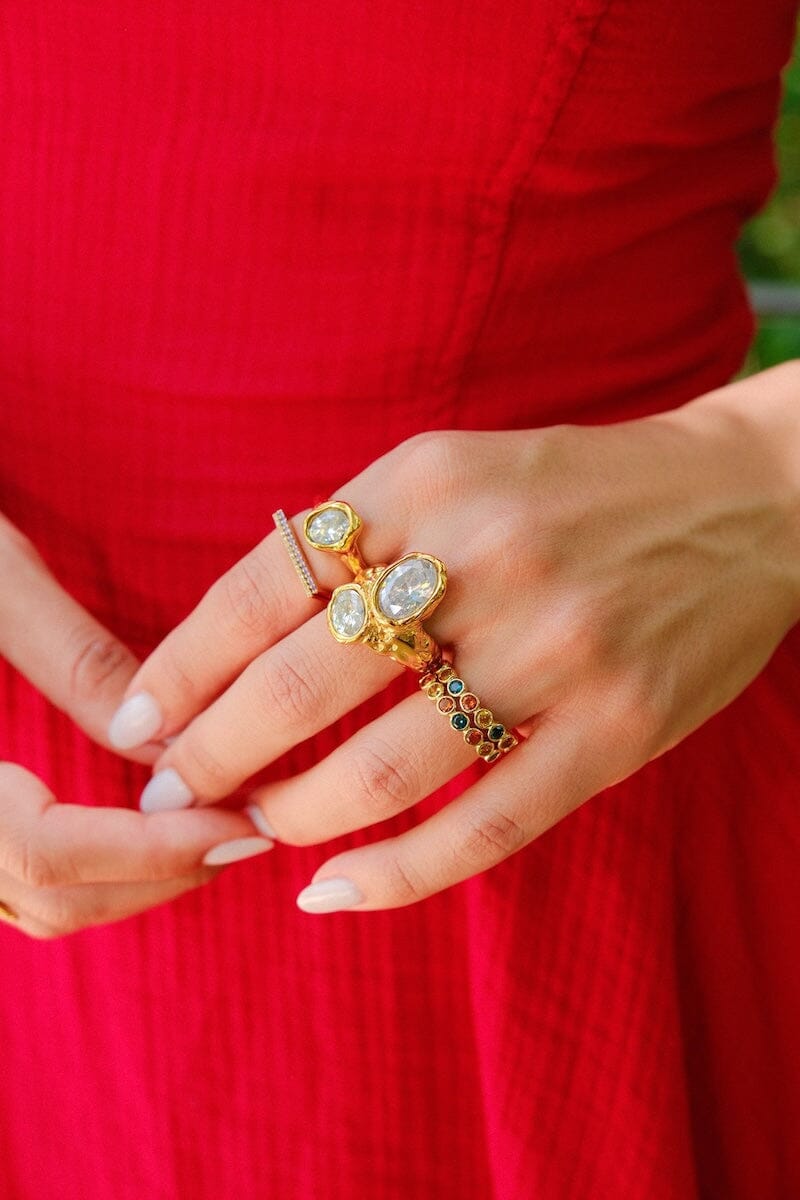 Earthy Aesthetic Stacking Ring Rings mure + grand 
