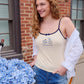 East Coast Summer Embroidery Tank Top mure + grand 