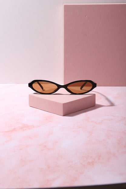 East Coast Summer Small Frame Sunnies Sunglasses mure + grand Black/Brown 