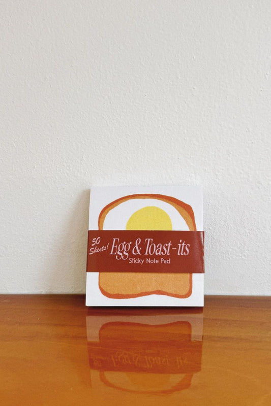 Egg & Toast It Sticky Note Pad Note Pad Mel Andrel 