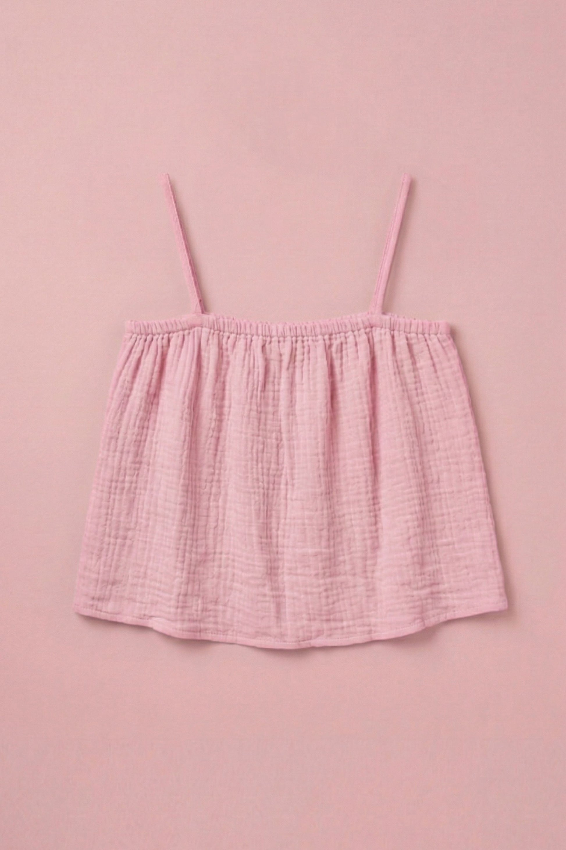 Eliana Flowy Tank Top Clothing Mure + Grand M&G Pink S/M 