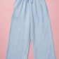 Eliana Wide Leg Pant Clothing Mure + Grand Baby Blue XS 