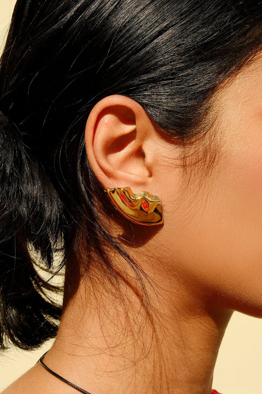 Elysian Wings Statement Earrings Earrings mure + grand 