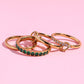 Emerald Queen Stacking Rings Rings mure + grand 