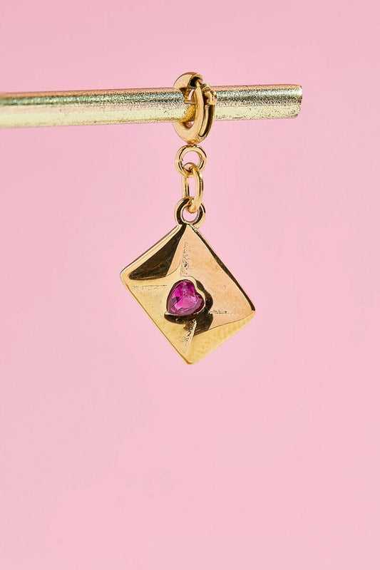 Envelope Charm With Spring Clip Charm with Spring Clip Mure + Grand 
