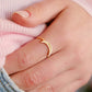 Esme Crescent Sterling Silver Ring Rings mure + grand 6 