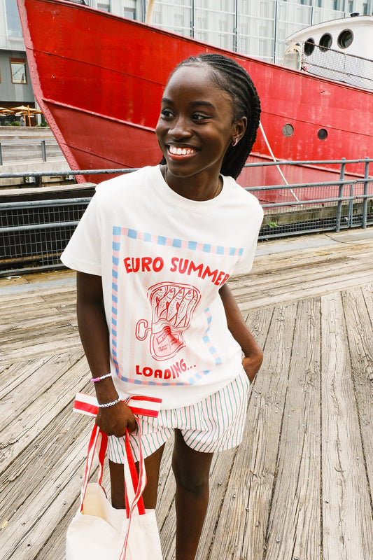 Euro Summer Loading Graphic T-shirt t-shirt mure + grand 