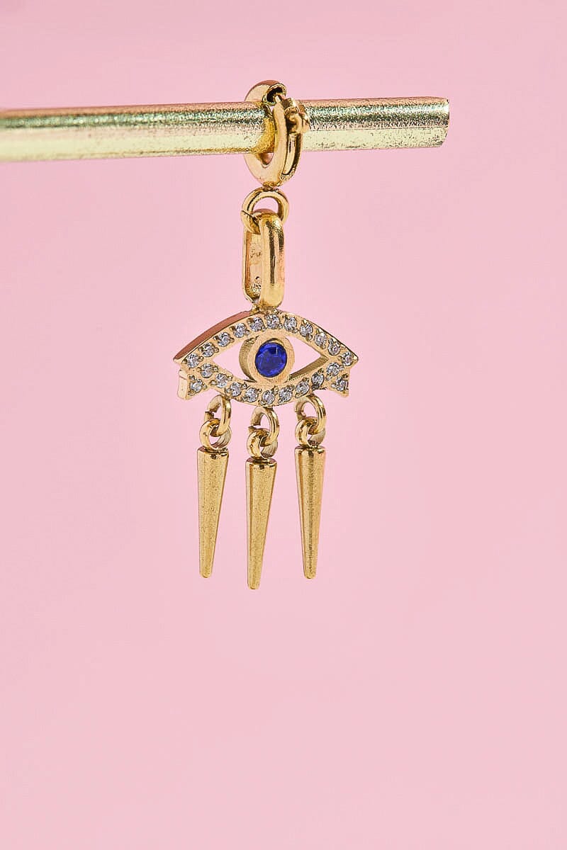 Evil Eye Charm With Spring Clip Mure + Grand 