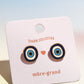 Evil Eye Enamel Charm Stud Earrings Earrings Mure + Grand 