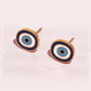 Evil Eye Enamel Charm Stud Earrings Earrings Mure + Grand 