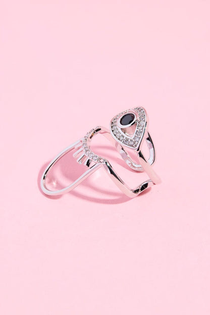 Evil Eye Nail Ring Rings mure + grand Silver 