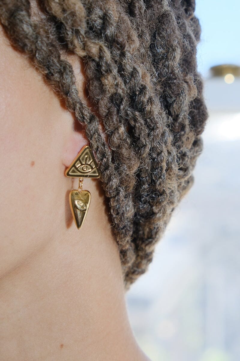 Eyes Everywhere Statement EarringsMure + Grand