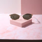 Face Card Small Frame Sunnies Sunglasses mure + grand Gold/Green 