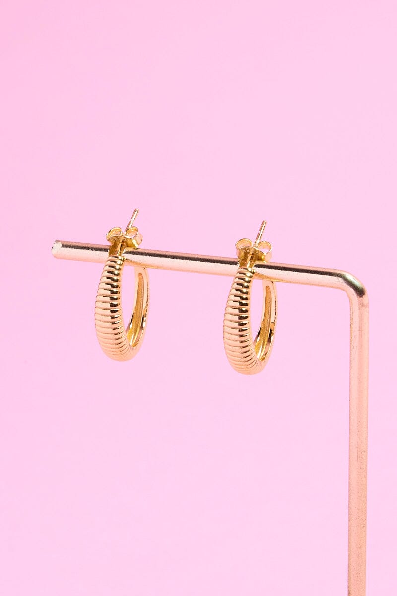 Ferris Sterling Silver Hoop EarringsMure + Grand