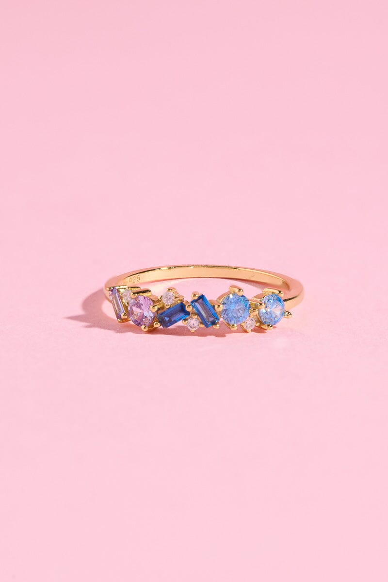 Fiona Baguette Sterling Silver RingMure + Grand