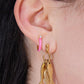 Fishing Charm Dangle Earrings Earrings mure + grand 