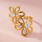 Floral Duet Stacking Ring Rings mure + grand 
