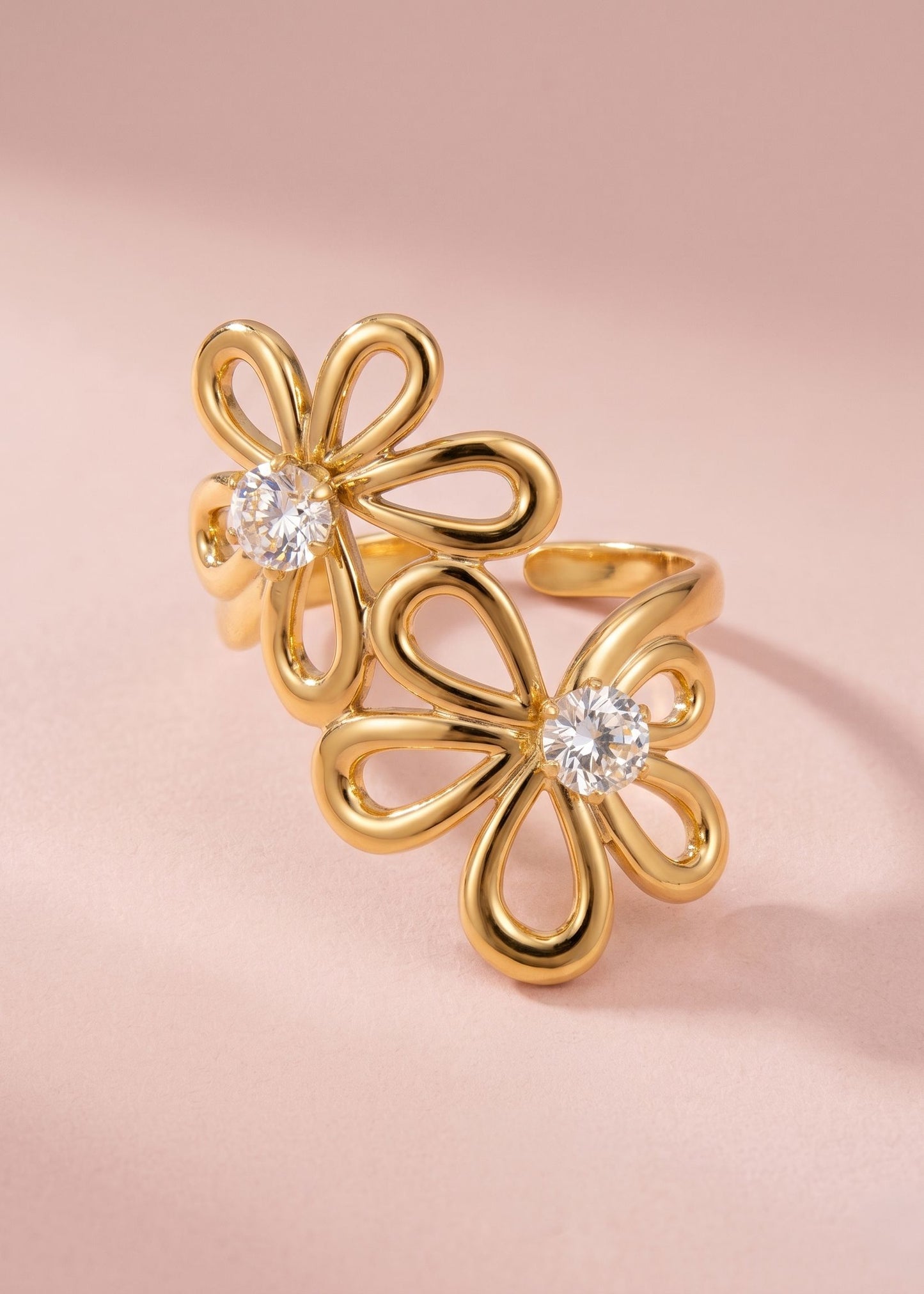 Floral Duet Stacking Ring Rings mure + grand 