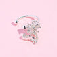 Floral Swing Ear Cuff Earring mure + grand Silver 