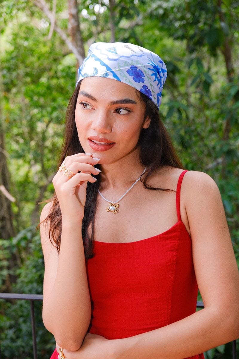 Forever Summer Satin Scarf scarf Mure + Grand 