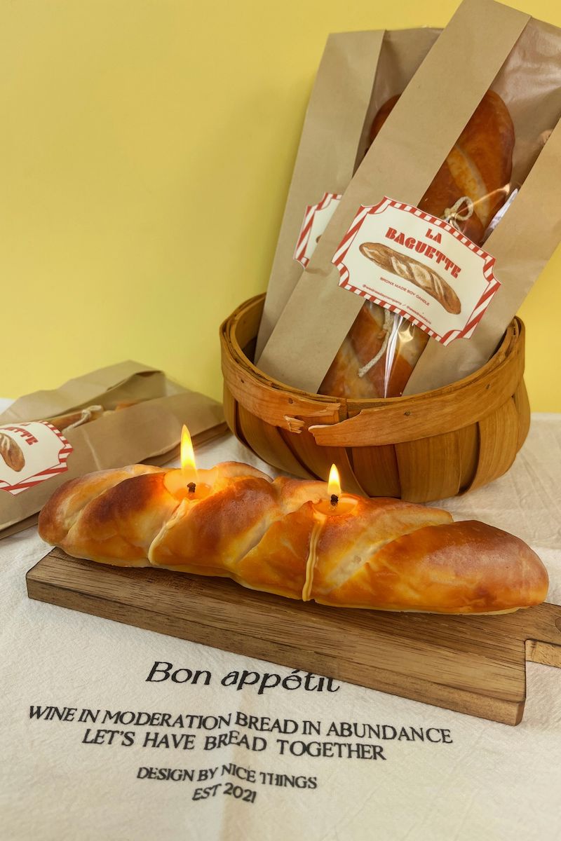 French Baguette Candle Candle Nata Concept Store 