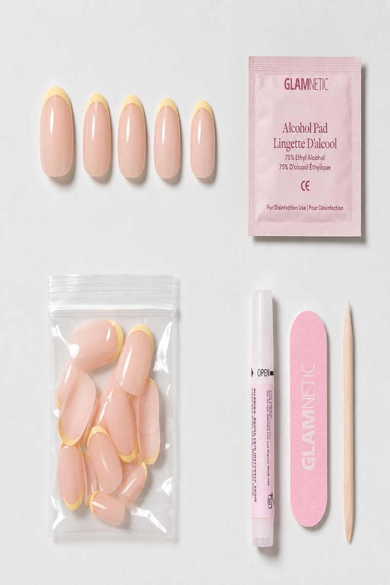 French Butter Press-On Nails Nail Glamnetic 