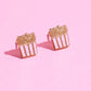 Fries Enamel Charm Stud Earrings Earrings mure + grand 