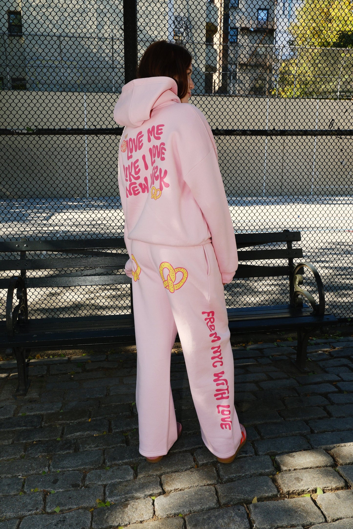 From NYC With Love Wide Leg Sweatpants Clothing mure + grand 