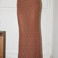 Gaia Lace Detail With Back Slit Maxi Skirt Clothing Bailey Rose 