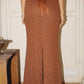 Gaia Lace Detail With Back Slit Maxi Skirt Clothing Bailey Rose 