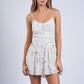 Galaxy Line Point Fit & Flare Mini Dress Clothing Sky to Moon 