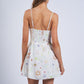 Galaxy Line Point Fit & Flare Mini Dress Clothing Sky to Moon 