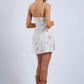 Galaxy Line Point Fit & Flare Mini Dress Clothing Sky to Moon 