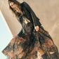 Garden Ramble Smocked Floral Chiffon Maxi Skirt Clothing Promesa 