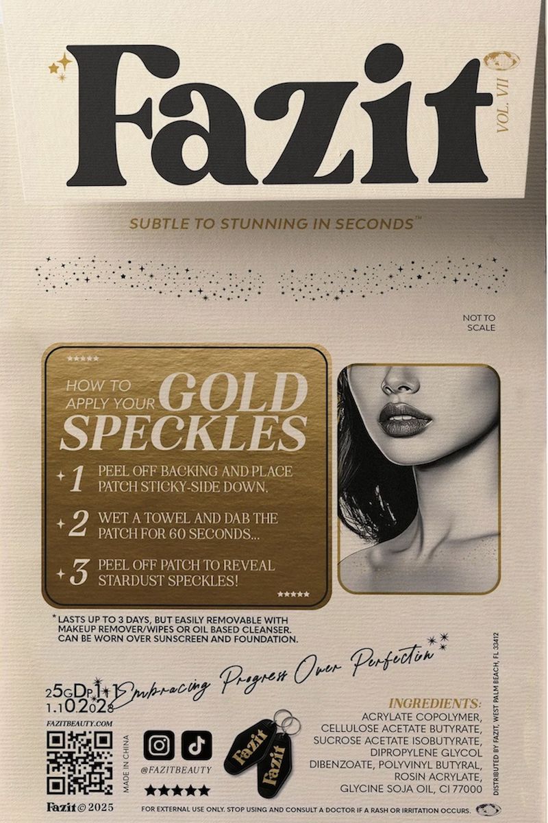 Gold Decolletage Speckles Beauty fazit 
